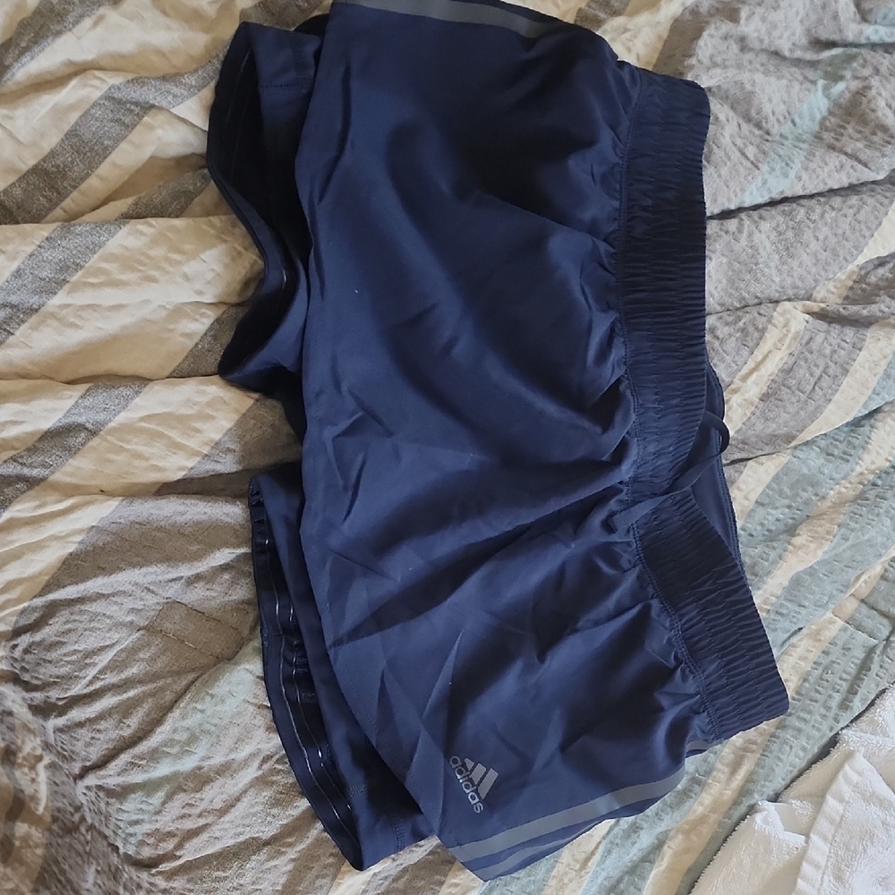 Adidas Blue Athletic Shorts Lightweight Design